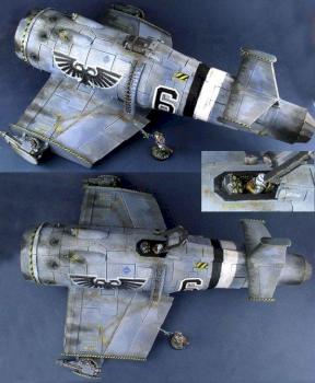 Scratchbuilt Imperial Deep-Space Fighter by Hortwerth