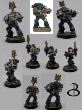 My version miniatures space marine Dark Vengeance 2 by bonecamp1779