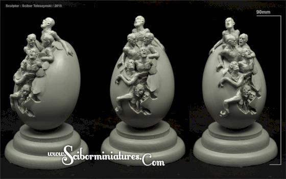 Easter Zombie Egg by Scibor