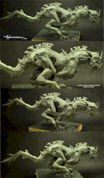 Beast - plasticine sketch by Scibor