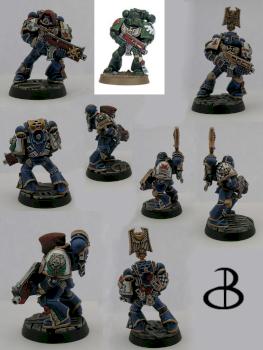 My version miniatures space marine Dark Vengeance 3 by bonecamp1779