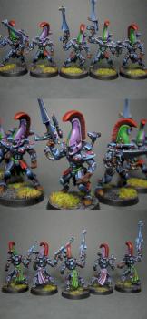 Eldar Dire Avengers by Ipaintyourstuff