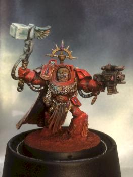 Blood Angels First Captain Arenos Karlaen from the Deathstorm Box Set by cjchestnut