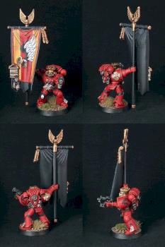 Blood Angels Standard Bearer by Ardhir