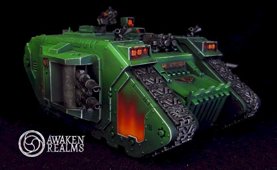 Horus Heresy Salamanders Land Raider MKIIB by Awaken Realms
