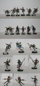 Eldar HARLEQUINS TROUPE by Azural