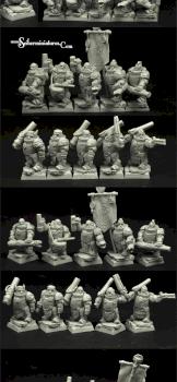 Dwarves Cannoneers set by Scibor