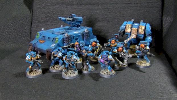 Ultramarine détachement by Jeff-Painting