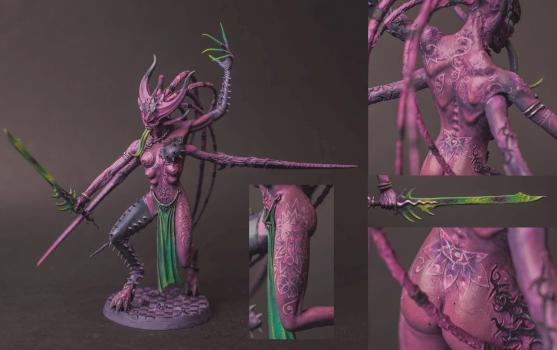 Greater daemon of slaanesh by Flasher