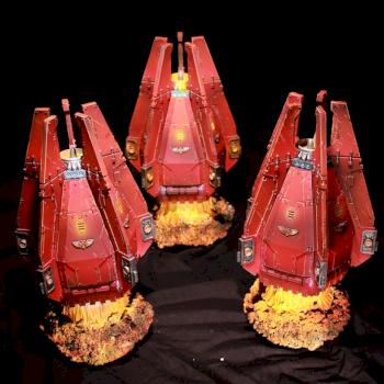 Blood Angels Drop Pod Assault by nazgash