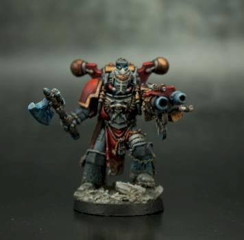 Space Wolf Rune Priest by Sable