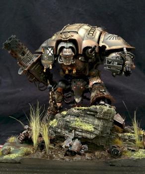 Black Templars Imperial Knight by jbeano