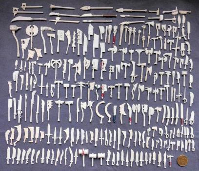 250 hand made weapons. by Grabz1