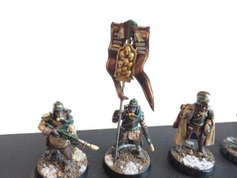Death Korps of Krieg command squad by blackbrushminis