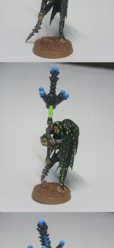 NECRON: Harbinger of  Despair (with Abyssal staff, Nightmare shroud & Veil of darkness) by bjbjbj1990