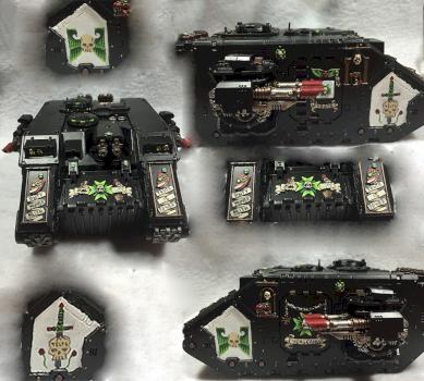 Emerald Crusaders Land Raider by stokerd