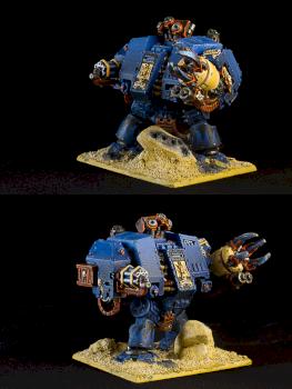 Space Marine Dreadnought by hurtone