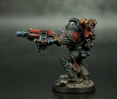 Space Wolf Rune Priest by Sable