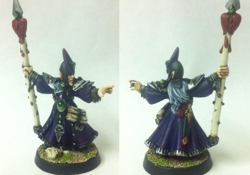 Dark Elf Sorcerer by totallyboner