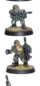 Imperial Guard Space Dwarfs fireteam by Murder frost