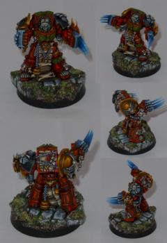 Space Marine Terminator Sergent - Chaplain Conversion by thebiondo
