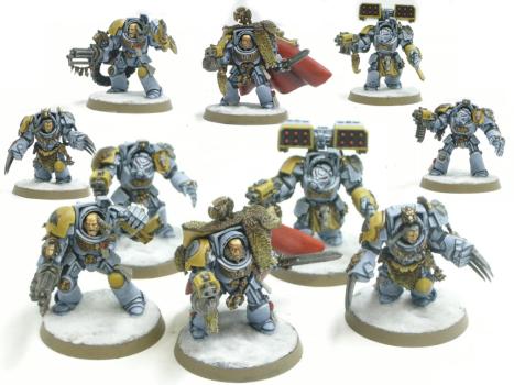 Space Wolf Terminators by watchingpaintdry