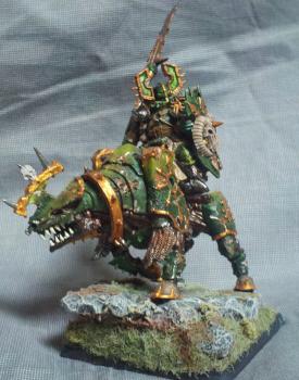 Lord of Nurgle on Juggernaut by jurassicjoel