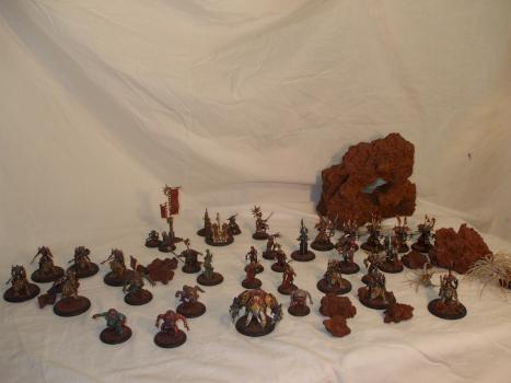 Skorne Army by jabbrewoki