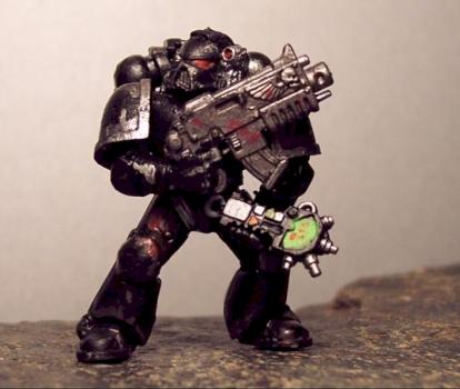 Space Marine Dark Liberator by MonkeySeeMonkeyPaint