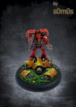 Blood Angels Assault vs Robot (better pic) by s0m0s