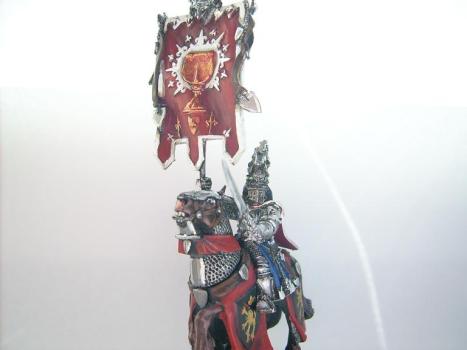 My Bretonnian battle standard by Tian Lugh Harp