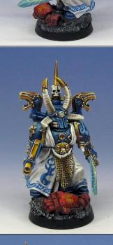 Chaos Space Marine Tzeentch Sorcerer by Celthulhu
