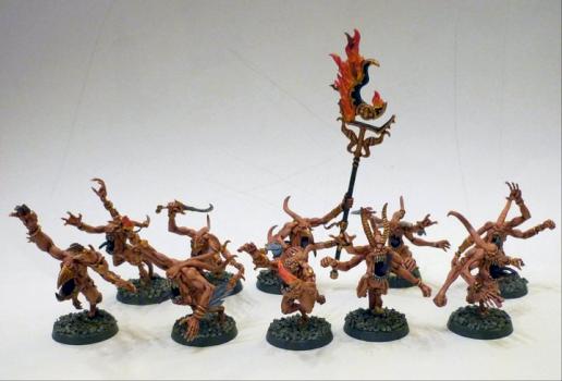 Pink Horrors of Tzeentch by Aldar