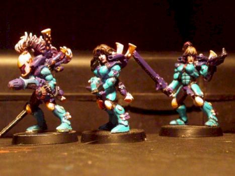 Eldar Storm squad by strangeaeons