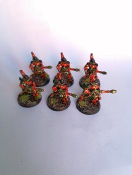 Eldar Fire Dragon Aspect Warriors by Candlewhisper