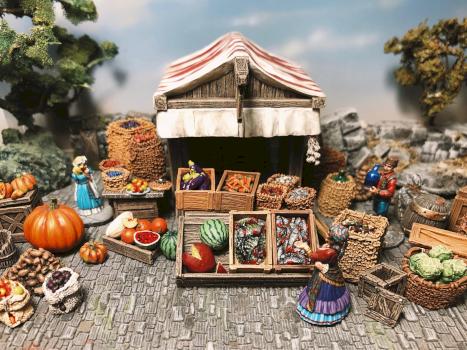 Market Stall by Kazanceva