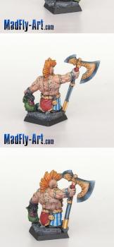 Dwarf Wild Chieftain #2 by MadFlyArtStudio