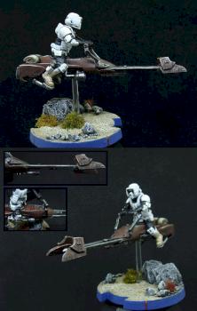 74-Z Speeder Bike Star Wars by Blackfire