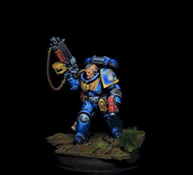 Ruin explorer(WH40K primaris marine lieutenant) by Guaboa