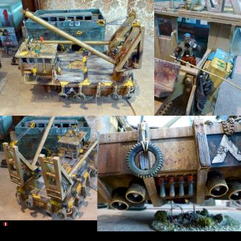 Dual Crane Antigrav Barge by FrederTM
