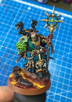 Chaos Space Marine Sorcerer by fausthf