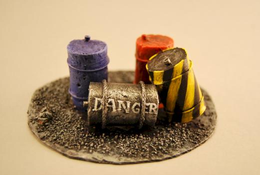 Barrels (futuristic scenography) by agapitocreations