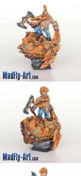 Dwarf Wild Chieftain #3 by MadFlyArtStudio
