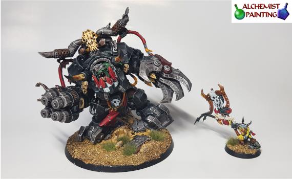 Ghazghkull Thraka & Makari by AlchemistPainting