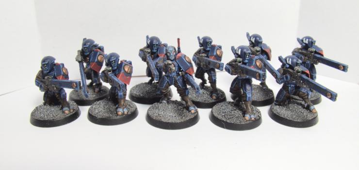 T'au Fire Warriors by Grub