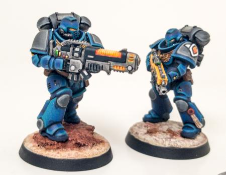 Hellblaster & Intercesor by jdgrady