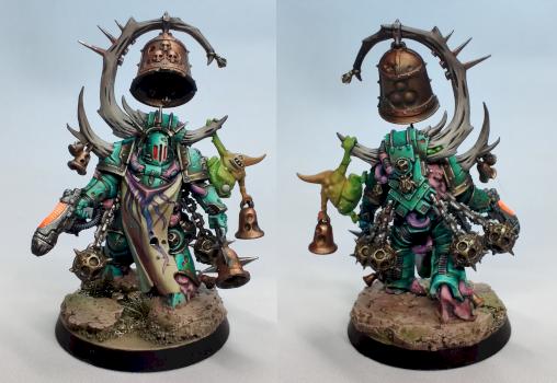 Death Guard Noxious Blightbringer by oneshallfall