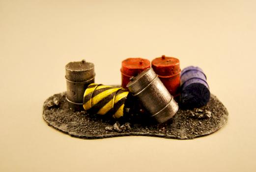 Barrels II (futuristic scenography) by agapitocreations