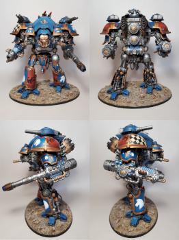 Imperial Knight Castellan of House Terryn by clep