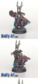 Chaos Space Marines Lord by MadFlyArtStudio